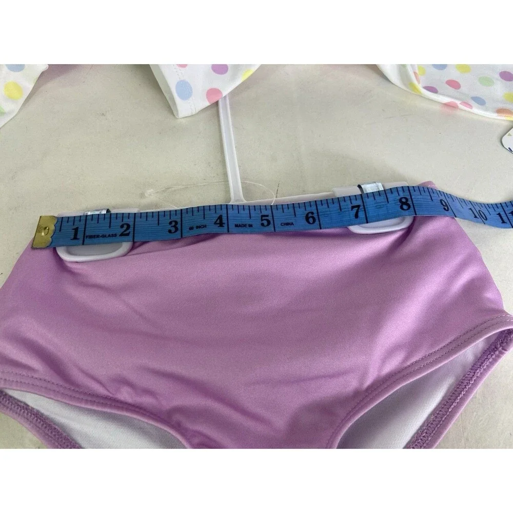 Disney Minnie Mouse 3 Piece Rash Guard Top Bottoms Swim Set Swimwear 18 Months
